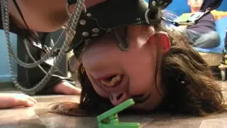 Bound Brunette MILF Endures Flogging Before Hard Sex