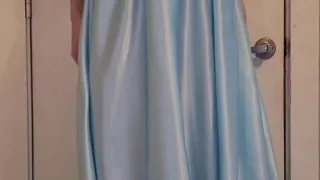 Satin bridesmaids dress