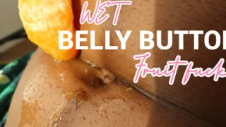 Belly Button Fruit Crushing & Wet Sensory Asmr
