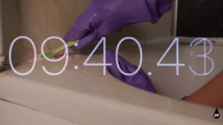 Maid Cleaning Against the Clock or Else a Spanking Awaits