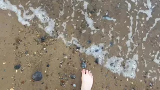 Barefoot Walking on the Beach Sfw