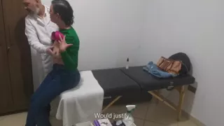 Real Doctor Examines the Patient's Anus and Breasts