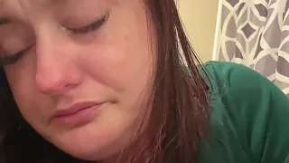 Constipation Toilet Struggle Close up of My Face with Desperation and Weeping by Bella Blast
