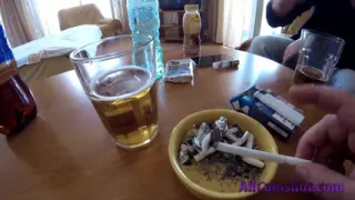 Horny wife fuck two horny strangers
