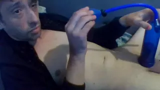 Vaping & Using Phallus (penis) Pump and Sexsleeve to Stroke Myself