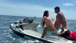 Squirting Hard On a Jet Ski - Luiza Marcato & Jesus Reyes