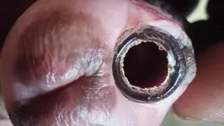 Cock inserting my pipe