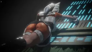 Ahsoka XXX - Fucking a Gym Girl and Ahsoka Tano's Buttocks