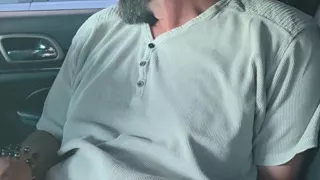 Latina Foot Worship and Cum Shot in Car
