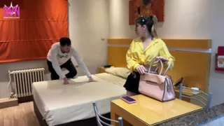 Cheats on Her Boyfriend with His Coworker's 25 Cm