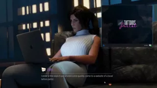 Croft Adventures Hentai Game Parody Ep.8 Librarian Caught Doing BDSM Slave Online!