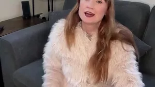 Fur Coat No Panties Cougar Step-stepmom Spit Fetish Blowjob