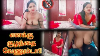 I Seek Help From My Stepbrother in Law's Stepson to Impregnate Me - Tamil Erotic Video with Dirty Talking