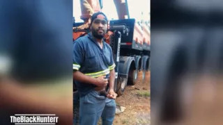 Masturbating on the Construction Site behind the Truck