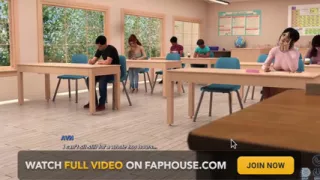 Race of Life - Asian College Student Flashes Her Pussy to Teacher in the Test