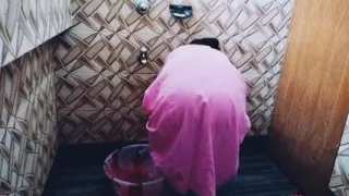 I spied on my Hot Bhabi in the shower and unexpectedly got sex