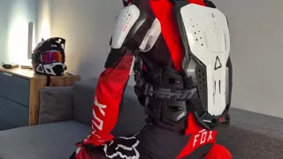 A Very Excited Biker Marked His New Fox Boots