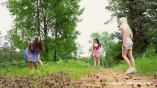 Playing Frisbee and Licking Pussy at ClubSweethearts
