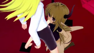 Crim with the Demon Girl From the Front Office - Interspecies Reviewers