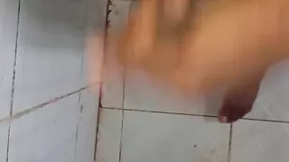 Massaging my dick