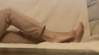 Stare at Her Gorgeous Feet and Jerk off