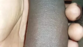 Hand job on my dick
