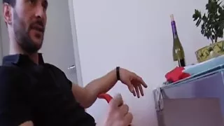 Curvy MILF From France Licking Her Lovers Ass