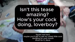 Slave for TS Cock & Ass JOI Interactive Light Findom Trainer