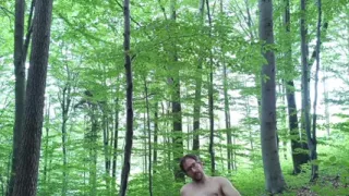 Back at the Scene Rough Forest Fap with Massive