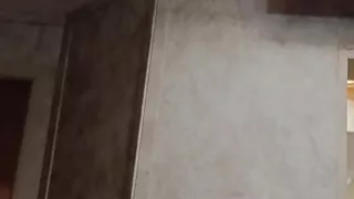 Foot Lovers I Am Playing on the Wall Barefoot