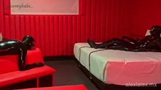 Bondage Slut's Pegging - Alex Latex