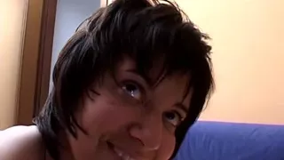 The brunette milf and the big cock