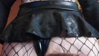 Goth Emo Femboy cumming like a fountain