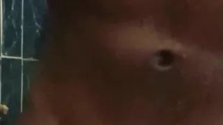 Nabi sucked my cock in the bathroom