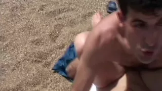 Sahin K Joins a Hot Beach Gangbang