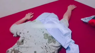 A Muslim stepsister wearing a hijab is penetrated by her employer in the bedroom, receiving hot semen inside her lightly haired