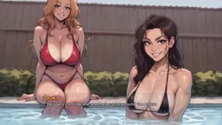 My New Girlfriend  Taboo Hentai Game  Ep.52 Caught My MILF Neighbor Boob in the Pool Just Next to My Stepmom!