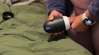 Hands free orgasm cum lube collecting