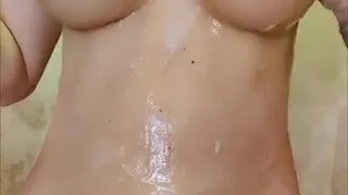 MILF Drenched in a Lot of Cum Over Her Sexy Body