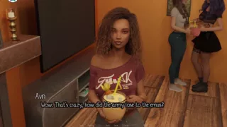 Elmwood University - Kissing the Hot Black Girl at the College Party