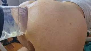 Sweet Ass POV Anal Fucked by Fat Dildo