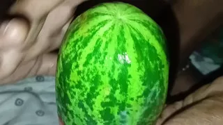 Sexy sister-in-law with big cucumber