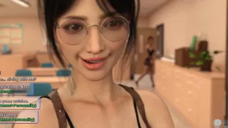 Race of Life - Brunette College Teacher Wants to Come to Her House and Give Her a Good Fucking