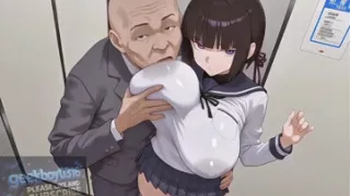 hentai ai video - Ugly Man Trapped On A Looping Empty Train With A Busty Ovulating Schoolgirl From Another Dimension