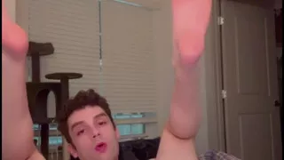 White whore showing pussy