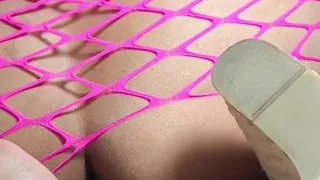 In pink and hot dildo