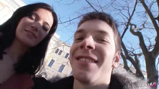 Step Brother with a Big Cock Seduces Skinny Teens in a Threesome and Fucks Them in Their Tight Assholes