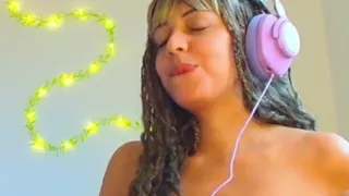 BelleAliz getting turned on watching hentai anime