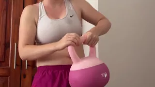 Hot and Sweaty Workout in the Bedroom