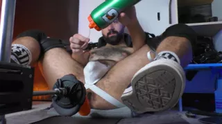 August 2026 Live Cam Show - Ricky Cage Gets Machine-fucked!